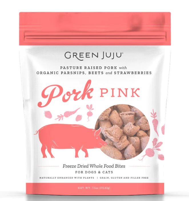 Green Juju Pork Pink - Freeze Dried Bites