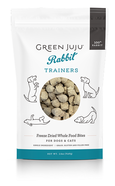 Green Juju Rabbit Trainers - Freeze Dried Training Treats